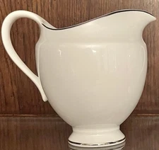 EUC Wedgwood Signet Platinum Silver Creamer/Milk Jug
