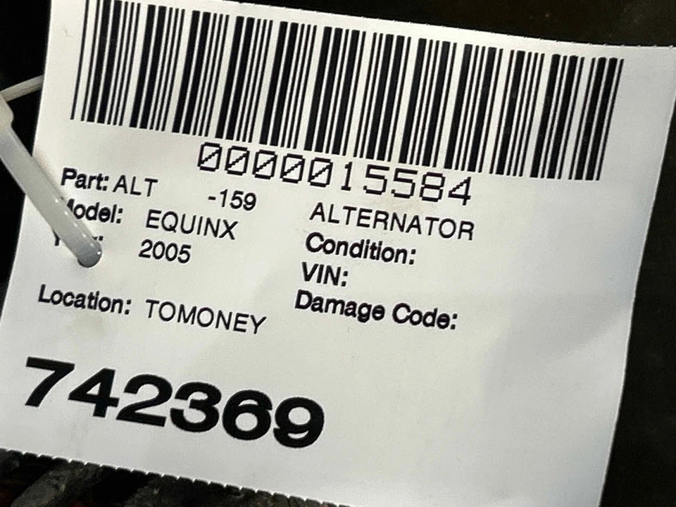Fits 2005-2006 Chevrolet Equinox, Alternator, OEM:15279852 — 第 3/3 张图片