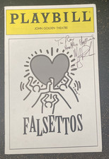 Falsettos  Mandy Patinkin Autographed Broadway Playbill Keith Haring Art 1993