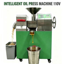 Intelligent Oil Press Machine Avocado Olive Press Extractor Cold&Hot Adjustable