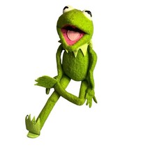 1976 Fisher Price 850 Kermit the Frog 18 Knee Hugger Stuffed Plush Jim Henson