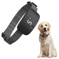 Rechargeable Anti Bark Dog Training Collar with Smart Bark Detection, Adjusta...