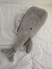 Aurora Sperm Grey Whale & Baby Retired Stuffed Animal Toy Ocean Mammal Sea Gift