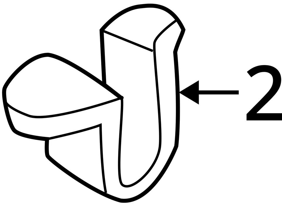 Chevrolet GMC S10 2000-2005 Sonoma abrazadera FRT PUÑALADA SHF INSL 15697724 - NUEVO OEM Foto 3 de 3