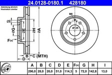 Disque de frein Mazda MPV