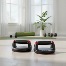 Elite Push-Up Handles with Smooth Rotation  Ergonomic Grips   400lbs Support