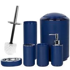 Bathroom Set 6 Piece Bath Ensemble Includes Soap Dispenser, Toothbrush Holder...