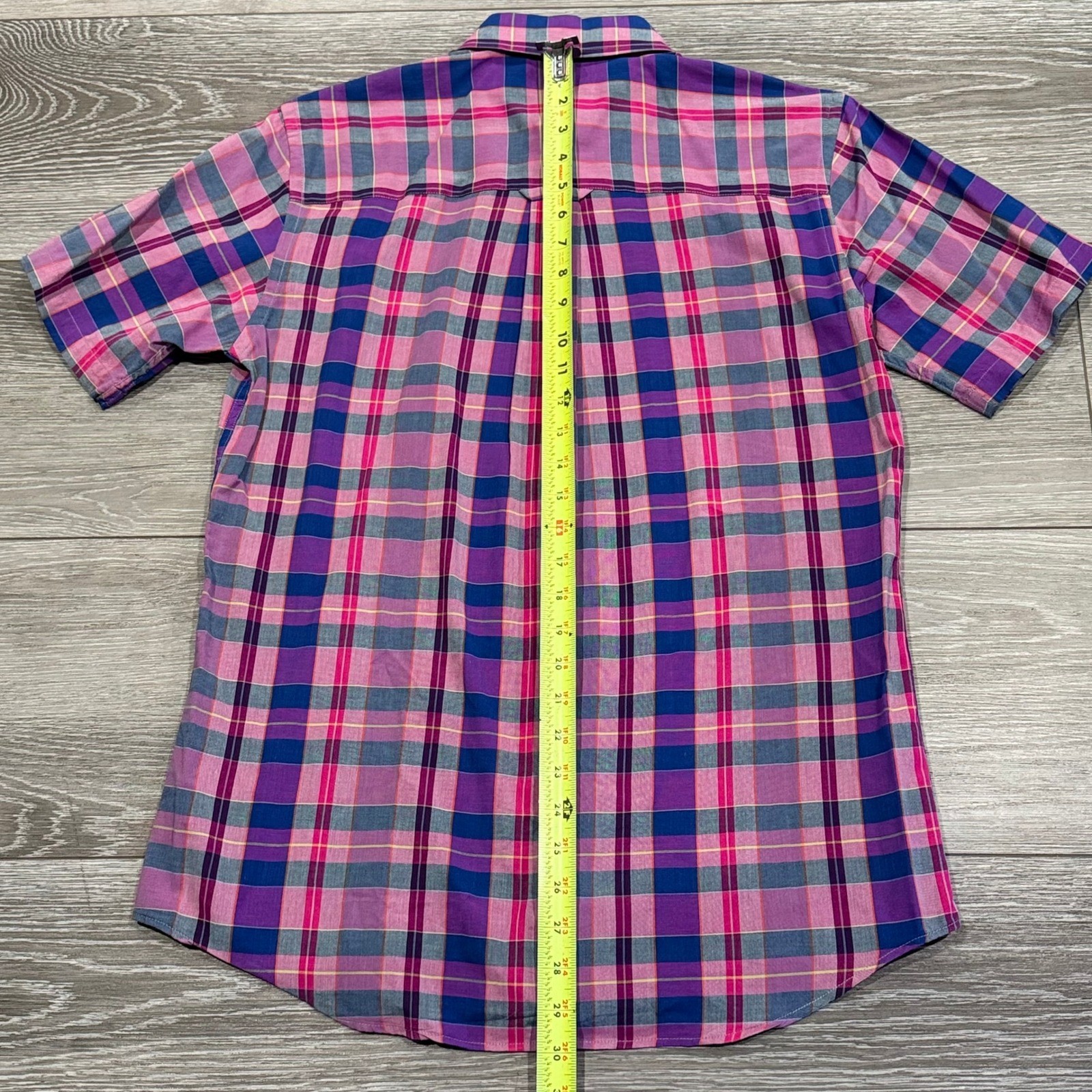 Pendleton Seaside Plaid Button Down Short Sleeve … - image 8