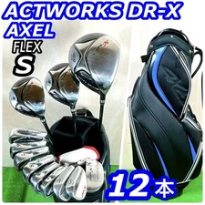Actworks Dr-X Men's Golf Club Set 12 pcs S Flex Driver Fairway Woods