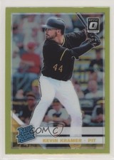 2019 Panini Donruss Optic Rated Rookies Lime Green Prizm Kevin Kramer #75 00br