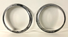 49-56 Dodge Desoto Chrysler Plymouth Willys Headlight Bezels Dg1239407 Cb15085