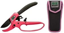 EZ Kut Small Pruner w/Black and Pink Pruner Sheath Lawn & Garden : 3130PNK-KIT2