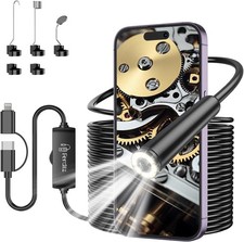 Endoscope Camera with 32.8ft Borescope Inspection Cameras for iPhone/Android