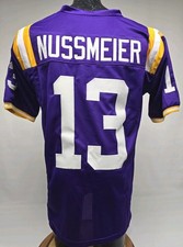 Garrett Nussmeier LSU Tigers Jersey Custom Size XL SEC NFL Draft 2026