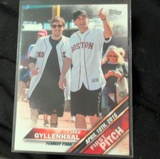 Topps Update Series Jake Gyllenhaal First Pitch Boston Red Sox FP-2