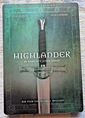 Highlander [2 DVDs] (Special Edition) Steelbook  Christopher Lambert, S. Connery