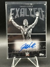2025 WWE Exalted Chad Gable Black And White On Card Auto SSP