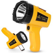 Super Bright Rechargeable Spotlight,Handheld Rechargeable White LED Flashligh...