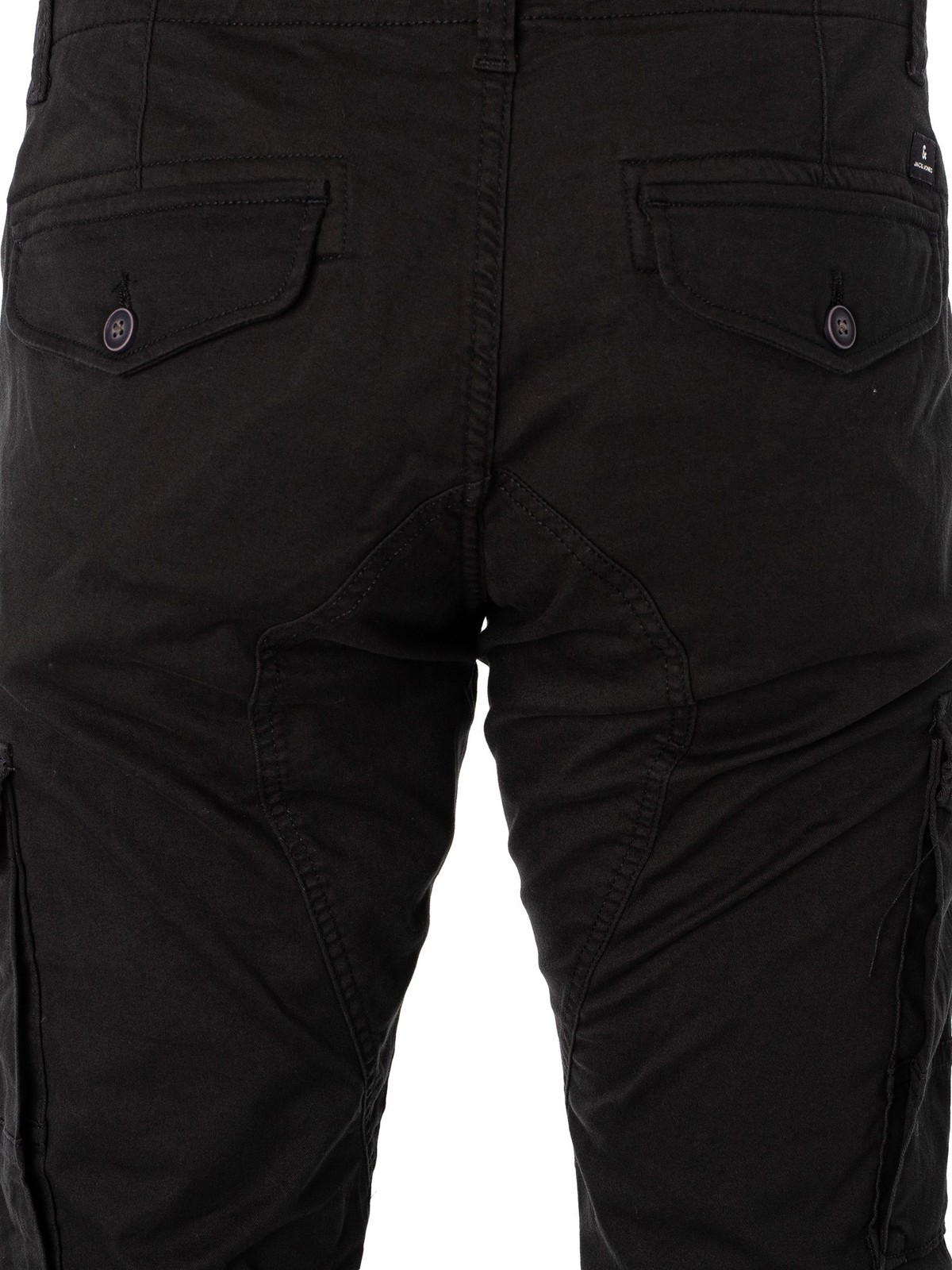 Jack & Jones Men's Paul Flake 542 Cargos, Black image 4