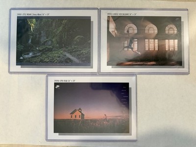 (3) Nike Poster Cards 5x7-RARE Promos #901, 902 & 903-Hiking, Running and BBall