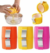 Egg Cracker Tool Egg Breaker Manual Shell Separator Opener Kitchen Tools 3 Pcs
