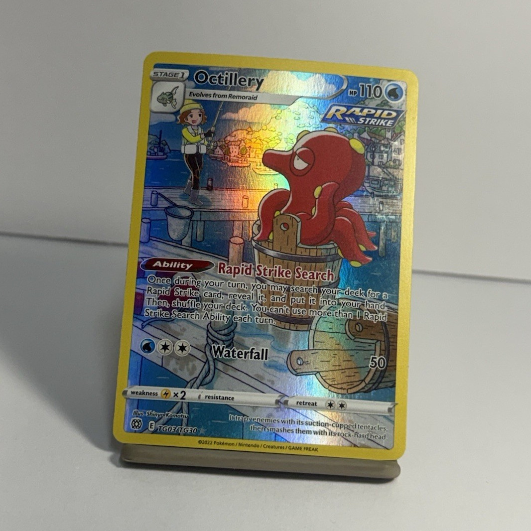 Octillery - TG03/TG30 Ultra Rare Brilliant Stars LP+ Pokemon TCG
