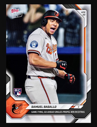 2026 Topps Now 100 Samuel Basallo