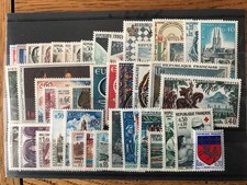 FRANCE:  NEUFS** Année 1966 complète N° 1468  à 1510  43 timbres LUXE