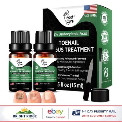 Nail Solution for Healthy Feet, Natural Ingredients for Beautiful Nails 2 Pack
