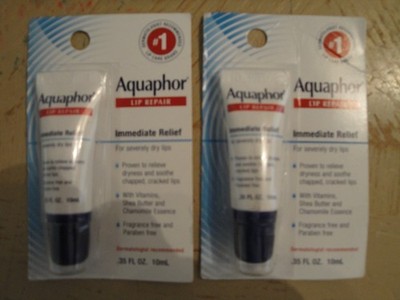 2x Aquaphor Healing Ointment Advance Therapy  Lip Repair (0.35 oz Each) #R18