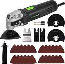 3.5A 6 Variable Speed Oscillating Multi Tool Kit with Quick Clamp System Change