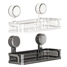 Durable Suction Cup Shelf Organizers Great For Apartments And Temporary Spaces