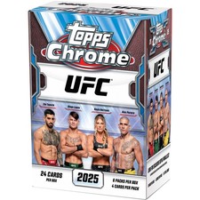 Topps 2025 Chrome UFC - Factory Sealed - Value Box Box, Multicolor