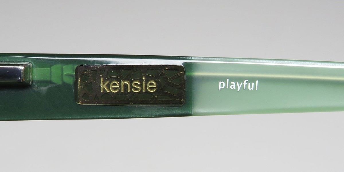 NEW KENSIE PLAYFUL EYEGLASSES 50-17-135 WOMENS GREEN FULL-RIM
