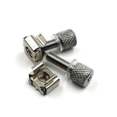 25 PCS ToolFree HandTwist Rack Screws M6 SquareHole Cage Nuts Combo