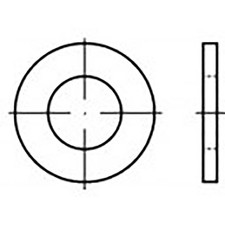 Rondelle 8.4 mm 16 mm plastique 200 pc(s) TOOLCRAFT TO-6853788