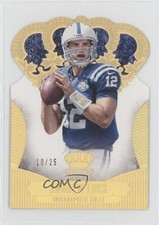 2013 Panini Crown Royale Gold Holo Die-Cut Crown 10/25 Andrew Luck #7 19jf