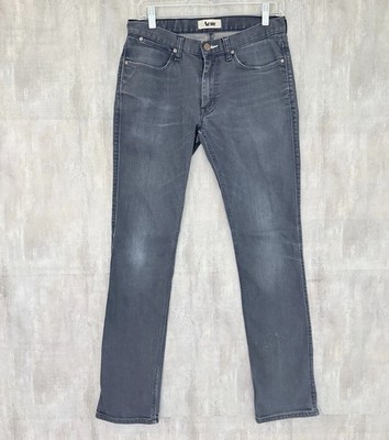 Acne Studios Max Thunder Jeans Men s 30/32 Slim Fit Stretch Denim Washed Grey