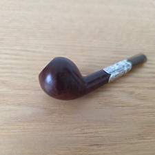 Antike silbermontierte Miniatur Pfeife, Hall & Fitzgerald 