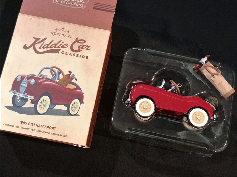 Hallmark Keepsake Kiddie Car Classics 1949 Gillham Sport Christmas Ornament Red