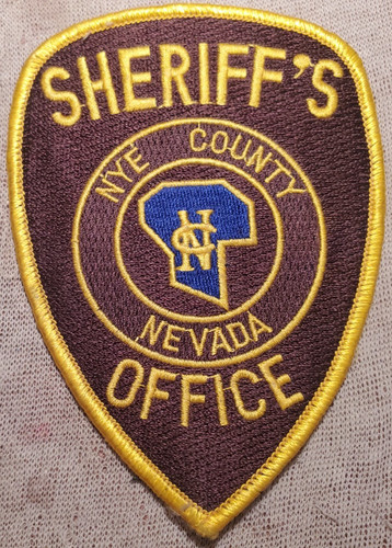NV Nye County Nevada Sheriff Shoulder Patch