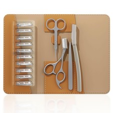 Tweezers for Hair, 4 in 1 Eyebrow Kit with Tweezers, Eyebrow Trimmer Scissors...