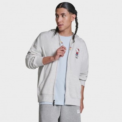 Converse X Sanrio Characters Full Zip Hoodie - Gray / CVM5H504-LGH