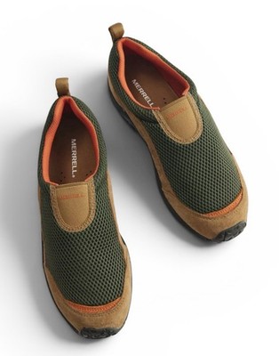 Merrell Jungle Moc Breeze SE Veridian Green Brown Slip On Women 8.5 Medium New
