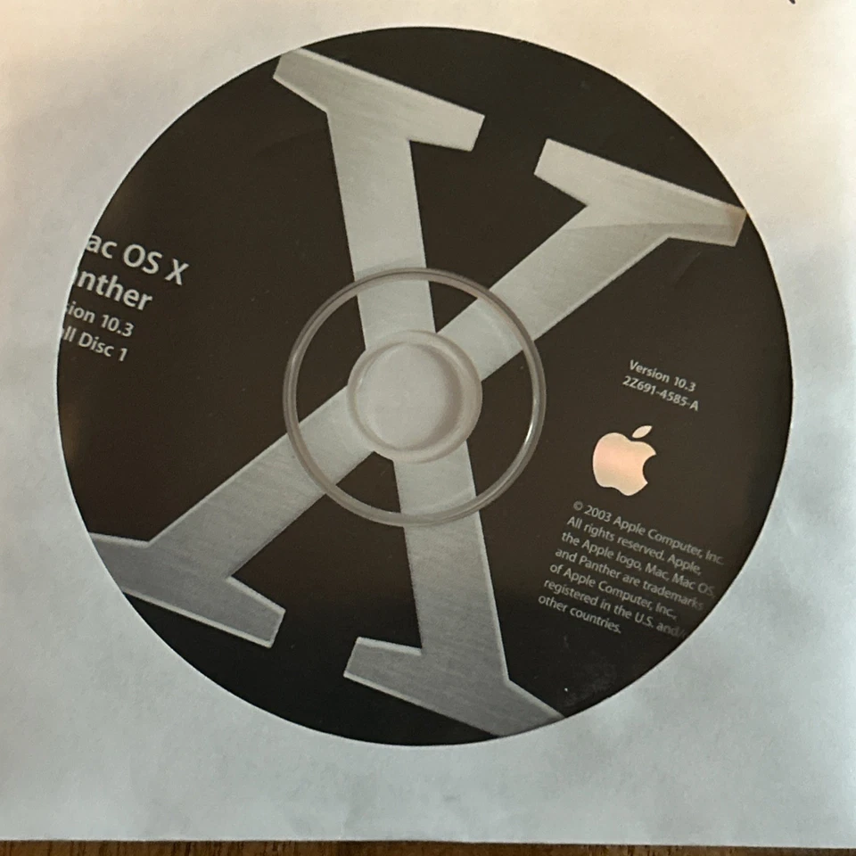 Apple Mac OS X 10.3 Panther Retail Package M9228LL/A Tools OEM - Image 4 of 4