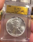 U.S. Mint 1986 American Silver Eagle $1 1 oz .999 Silver ICG MS70 Coin