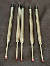 Bastion Bolt Action 5x Black Fine Gel Ink Pen Refills Cartridge Replacement F/sh