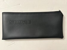 Shure Wireless Handheld Microphone Zippered Case Bag Pouch 10"x4"