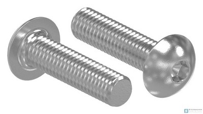 (15x) Edelstahl Rundkopfschraube M5 x 20 mit Innensechskant, A2, DIN 7380-1
