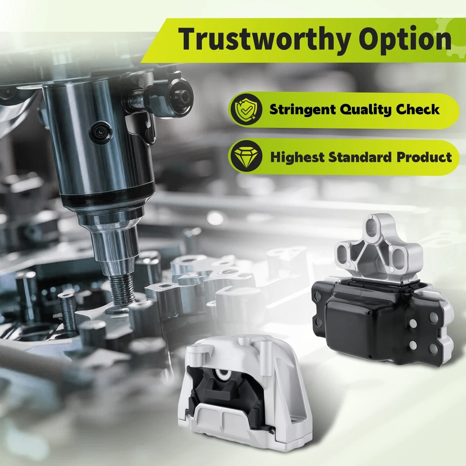 Engine & Trans Mount for 2009-2015 Volkswagen Jetta 2.0T Golf GTI Beetle Passat Foto 3 de 4